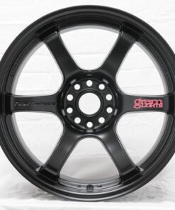 Gram Lights 57DR 18x10.5 +12 5-114.3 Semi Gloss Black