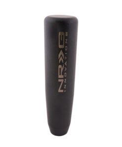 NRG Universal Short Shifter Knob - 5in. Length / Heavy Weight 1.27Lbs. - Black Wrinkle Finish