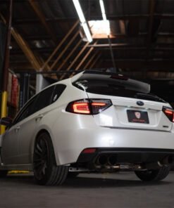Spyder 08-14 Subara Impreza WRX Hatchback LED Tail Lights Seq Signal Black ALT-YD-SI085D-SEQ-BK