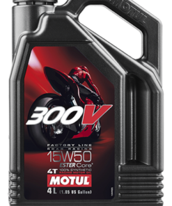 Motul 4L Factory Line Road Racing 300V 15W50 - Case of 4