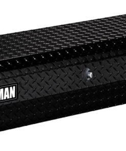 Tradesman Aluminum Side Bin Truck Tool Box w/Push Button (60in.) - Black