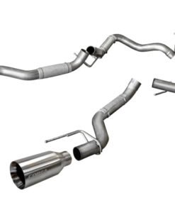 Corsa 2017 Ford F-150 Raptor 3.5L Sport Cat-Back Dual Rear Exit w/ 5in Satin Polished Tip