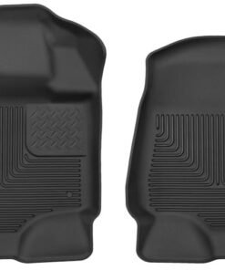 Husky Liners 2015 Ford F-150 SuperCrew Cab X-Act Contour Black Front Seat Floor Liners
