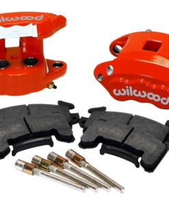 Wilwood D154 Rear Caliper Kit - Red 1.12 / 1.12in Piston 0.81in Rotor