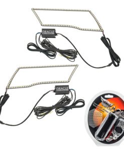 Oracle 09-18 Dodge Ram Switchback Quad Headlight Halo Kit - RGB+A ColorSHIFT+ w/ RF Controller