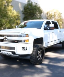 Go Rhino 15-19 Chev Silverado 2500HD/3500HD CC (Diesel) 4dr E-BOARD E1 Running Board Kit - Tex. Blk