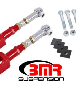 BMR 15-17 S550 Mustang Rear On-Car Adj. Rod Ends Toe Rods - Red