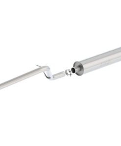 Borla 12-16 Jeep Wrangler V6 4WD Dirt Sport Cat-Back 2.5in Single Square Rolled Angle Cut Rear