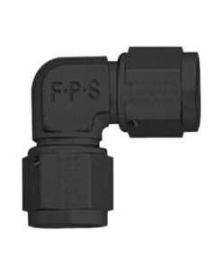 Fragola -6AN Female Coupler Tube Style - Black