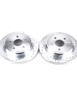 Power Stop 06-10 Jeep Commander Rear Evolution Drilled & Slotted Rotors - Pair