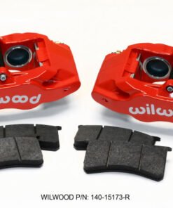 Wilwood SLC56 Front Caliper Kit Red Corvette All C5 / Base C6 1997-2013