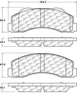 StopTech 10-14 Ford F-150 Street Performance Front Brake Pads