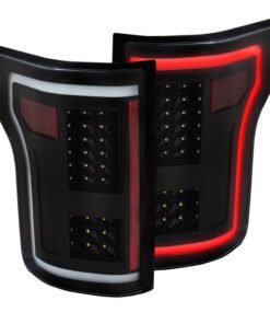 ANZO 2015-2017 Ford F-150 LED Taillights Black