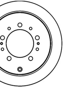 Stoptech 08-17 Toyota Land Cruiser / 08-17 Lexus LX Rear Premium Cryo Rotor