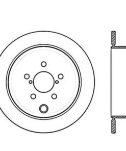 StopTech Power Slot 08-10 WRX Rear Right Slotted Rotor