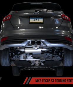AWE Tuning Ford Focus ST Touring Edition Cat-back Exhaust - Non-Resonated - Diamond Black Tips