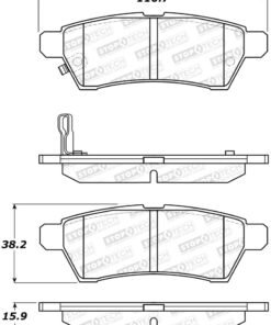 StopTech 05-18 Nissan Frontier Street Performance Rear Brake Pads