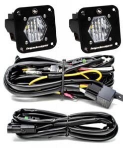 Baja Designs S1 Wide Cornering LED Light Backup Kit w/ Mounting Bracket Pair