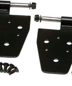 Kentrol 87-95 Jeep Wrangler YJ Door Hinge Set 4 Pieces - Powdercoat Black