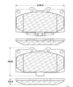 StopTech Street Touring 06-07 Subaru Impreza WRX/WRX STi Front Brake Pads