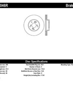 StopTech 99-08 Acura TL (STD Caliber) / 01-03 CL / 04-09 TSX Cross Drilled Right Front Rotor