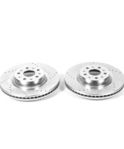 Power Stop 16-19 Cadillac CT6 Front Evolution Drilled & Slotted Rotors - Pair