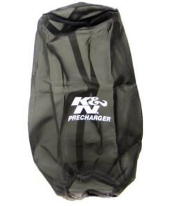 K&N Precharger Air Filter Wrap Black Universal Polyester 12in Height 6in Base Inside Diameter
