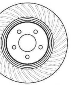 StopTech 94-04 Ford Mustang SVT Cobra Slotted & Drilled Sport Front Right Brake Rotor
