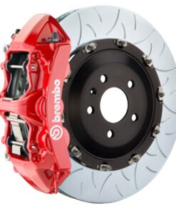 Brembo 08-13 BMW M3/11-12 1M Front GT BBK 6 Piston Cast 380x34 2pc Rotor Slotted Type3-Red