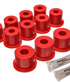 Energy Suspension 80-86 Nissan 720 & Hardbody Pickup 2WD Red Rear Leaf Spring Bushing Set