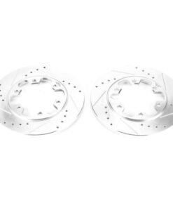 Power Stop 15-19 Ford Transit-350 HD Rear Evolution Drilled & Slotted Rotors - Pair