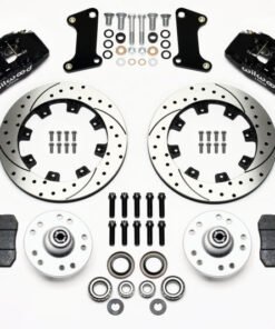 Wilwood Dynapro 6 Front Hub Kit 12.19in Drilled 67-69 Camaro 64-72 Nova Chevelle
