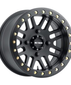 Method MR406 UTV Beadlock 14x10 5+5/-2mm Offset 4x156 132mm CB Matte Black w/BH-H20875 Wheel