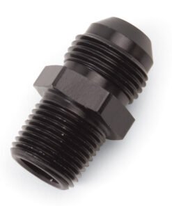 Russell Performance -6 AN to 1/4in NPT Straight Flare to Pipe (Black)