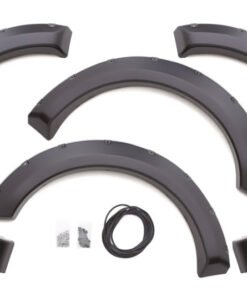 Lund 04-08 Ford F-150 (No Stepside) RX-Rivet Style Smooth Elite Series Fender Flares - Black (4 Pc.)