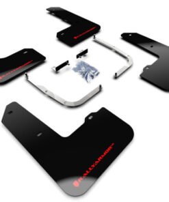 Rally Armor 2019+ Hyundai Veloster N UR Black Mud Flap w/ Red Logo