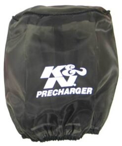 K&N Precharger Air Filter Wrap Round Straight Black 5in ID x 6in Height
