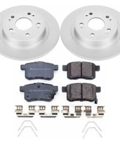 Power Stop 11-14 Acura TSX Rear Z17 Evolution Geomet Coated Brake Kit
