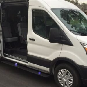 AMP Research 76259-01A PowerStep Electric Running Boards Plug N Play System for 2014-2018 Ford Transit