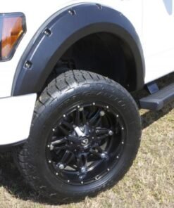 Lund 14-17 Toyota Tundra RX-Rivet Style Textured Elite Series Fender Flares - Black (2 Pc.)