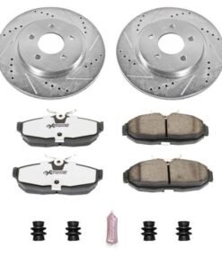 Power Stop 05-11 Ford Mustang Rear Z26 Street Warrior Brake Kit