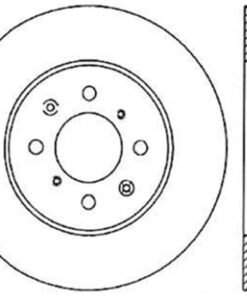 StopTech Power Slot 90-01 Integra / 93-05 Civic EX/93-97 Civic Si Fr Left Slotted CRYO-STOP Rotor