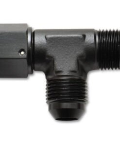 Vibrant -10AN Tee Fitting with Female -10AN Swivel
