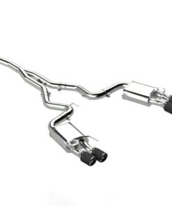 MBRP 18-22 Ford Mustang 2.3L Ecoboost 3in Cat-Back Exhaust w/ Quad Carbon Fiber SS Tips - T304