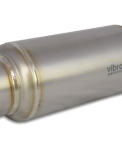 Vibrant Titanium Resonator 2.5in. Inlet / 2.5in. Outlet x 12in. Long