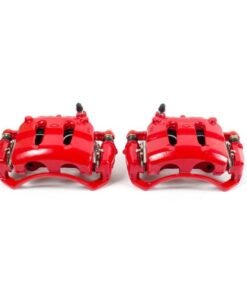 Power Stop 93-94 Nissan D21 Front Red Calipers w/Brackets - Pair