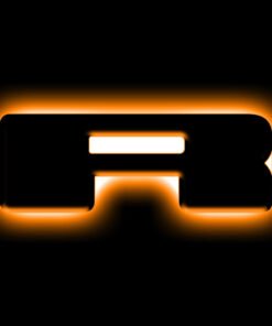 ORACLE Lighting Universal Illuminated LED Letter Badges - Matte Black Surface Finish - R