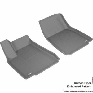 3D MAXpider 2016-2020 Tesla Model X Kagu 1st Row Floormat - Gray