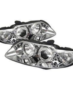Spyder Pontiac GTO 04-06 Projector Headlights LED Halo LED Chrome High H1 Low H1 PRO-YD-PGTO04-HL-C