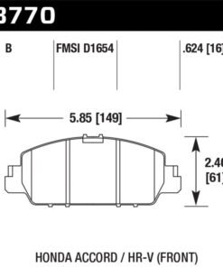 Hawk 13-17 Honda Accord HPS 5.0 Front Brake Pads